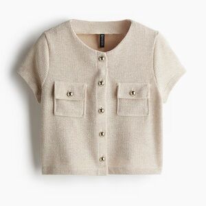 H&M Waffled Jersey Top